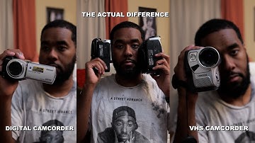 Using A Camcorder On Your Film & Music Video Projects. (VHS + Digital) - Which Is Better? Analog?