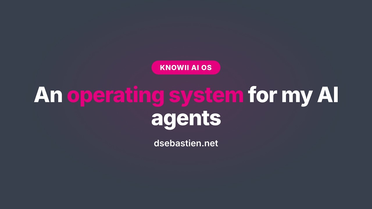 I'm Building an Operating System for My AI Agents