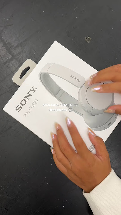 Unboxing affordable “THAT GIRL” headphones (Sony WH-CH520) #headphones