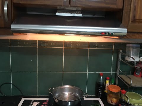 Video Máy hút mùi inox tự chế,Chụp hút khói bếp gia... - youtube