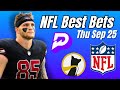 TNF CARDINALS VS SEAHAWKS BETS! THURSDAY SEPTEMBER 25 On PRIZEPICKS and UNDERDOG IN THE NFL 09/25/25