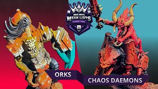 Orks vs Chaos Daemons - Warhammer 40k Battle Report