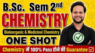 B.Sc Sem 2 Chemistry Bioinorganic &amp; Medicinal Chemistry One Shot Most important MCQs #bsc #chemistry