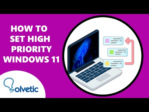 How to SET HIGH PRIORITY Windows 11 - EASY and FAST