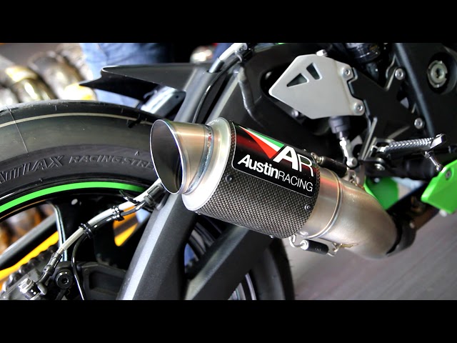 Kawasaki Ninja ZX10R Austin Racing GP2R Slip-On Exhaust By MOTO