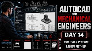 AutoCAD for Mechanical Engineers | Day 14: Printing, Plotting &amp; Layout Setup