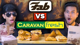 FAB VS CARAVAN FRESH | SRI LANKAN SHORT EATS | SRI LANKAN FOOD |  FOOD REVIEW | Magu ASMR
