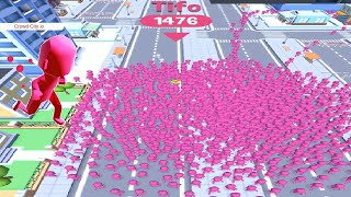 Crowd City World Record Map Control: 100.00% screenshot 2