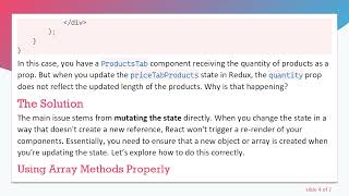 Solving React Redux UI Update Issues: Why Changing State Isn’t Enough