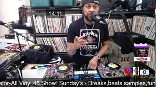 DJ Ace all 45 vinyl show:Breaks,Beats,Samples,Host,Share Comment