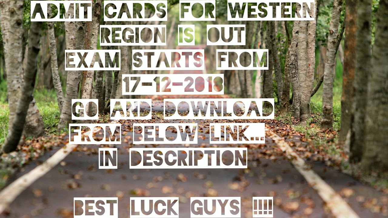 AAI ADMIT CARDS OUT FOR WESTERN REGION  2018
