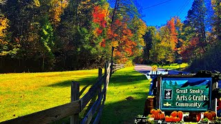COLOR MASTERPIECE FALL FOLIAGE Gatlinburg Arts & Crafts Loop BEST COLOR WE'VE FOUND!