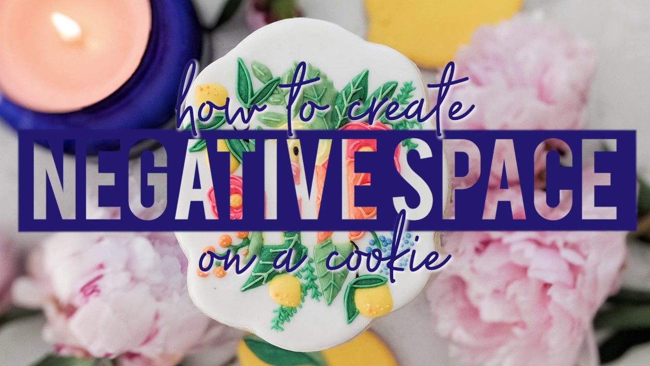 How to Create Negative Space on a Cookie