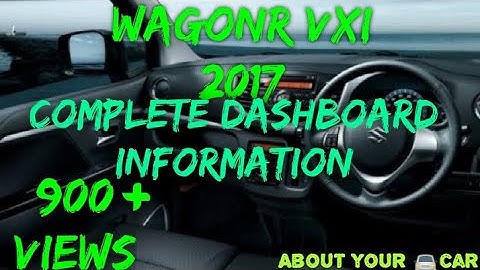 Maruti suzuki wagonr 2017 ||dashboard functions|| AC, music system, power windows, wiper controls||
