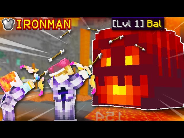 hunting for the NEW LEGENDARY Bal pet... (Hypixel Skyblock Ironman) #92 class=