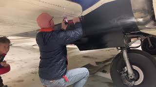 Spar Strap Removal on Beech 18