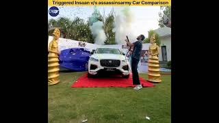 Triggered Insaan v/s assassinsarmy Car Comparison #shorts |@DK01INFO