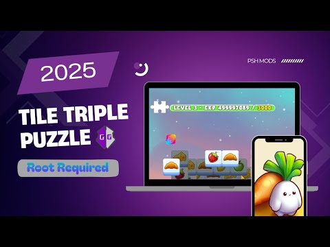 Tile Triple Match Hack | Game Guardian Tutorial (2025)