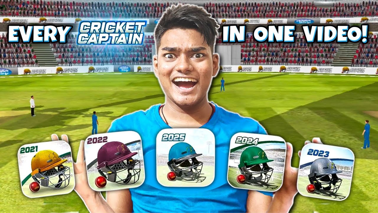 EVERY CRICKET CAPTAIN GAME IN ONE VIDEO!🏏 - YouTube