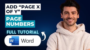 How to Add “Page X of Y” Page Numbers in Word [2025 Guide]
