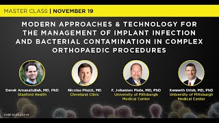 Modern Approaches & Technology for the Mgmt of Implant Infections in Complex Orthopaedic Procedures