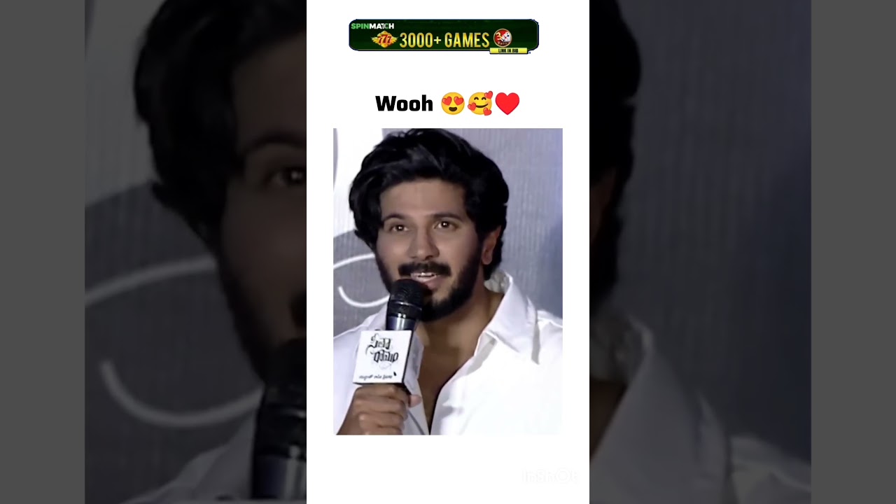 Can you please sing 😊❤️| Dulquer Salmaan | 