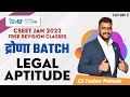 CSEET FREE LIVE Revision | Legal Aptitude by CS Tushar Pahade | Lecture 2