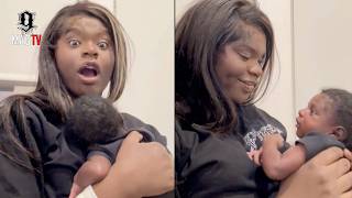 My Baby Fly Scarlip Is Too Cute Holding 3 Week Old Infant