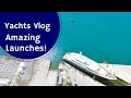 Yachts Video Blog - Two Amazing Superyacht Launches