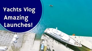 Yachts Video Blog - Two Amazing Superyacht Launches