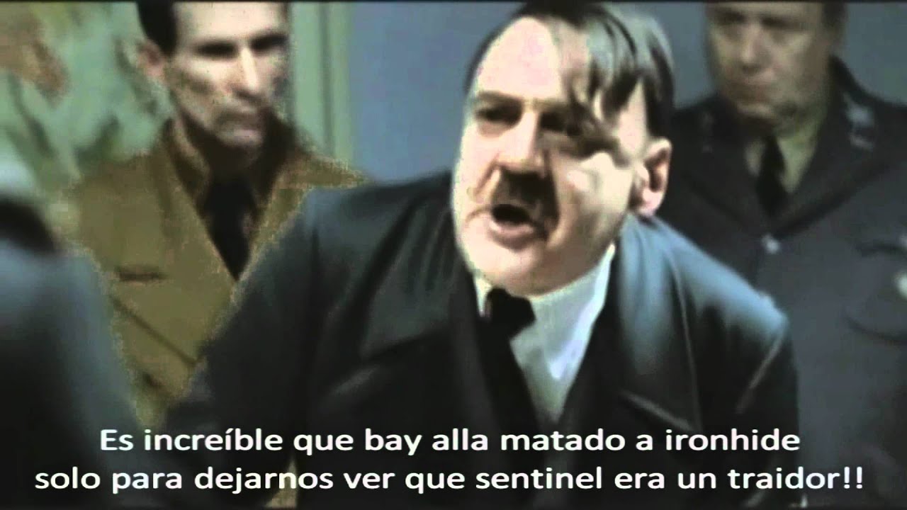 HITLER SE ENTERA DE LA MUERTE DE IRONHIDE - YouTube