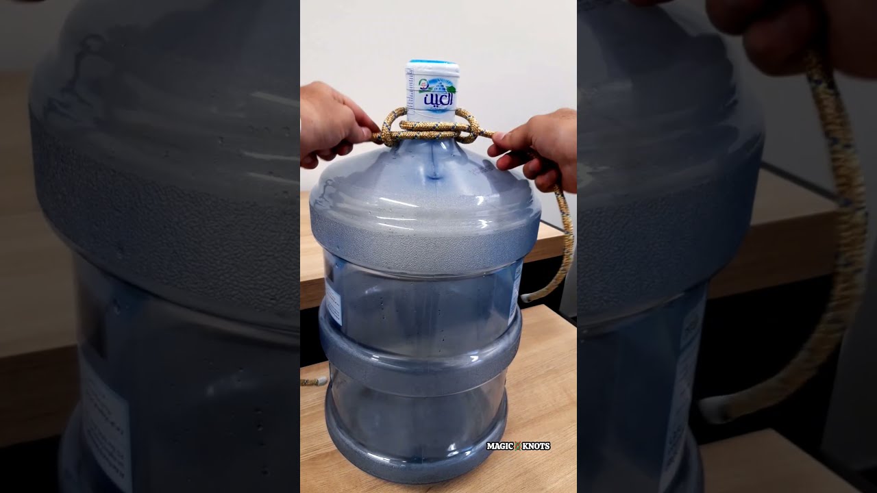 How To Hold And Carry Water Gallon Magic Knots