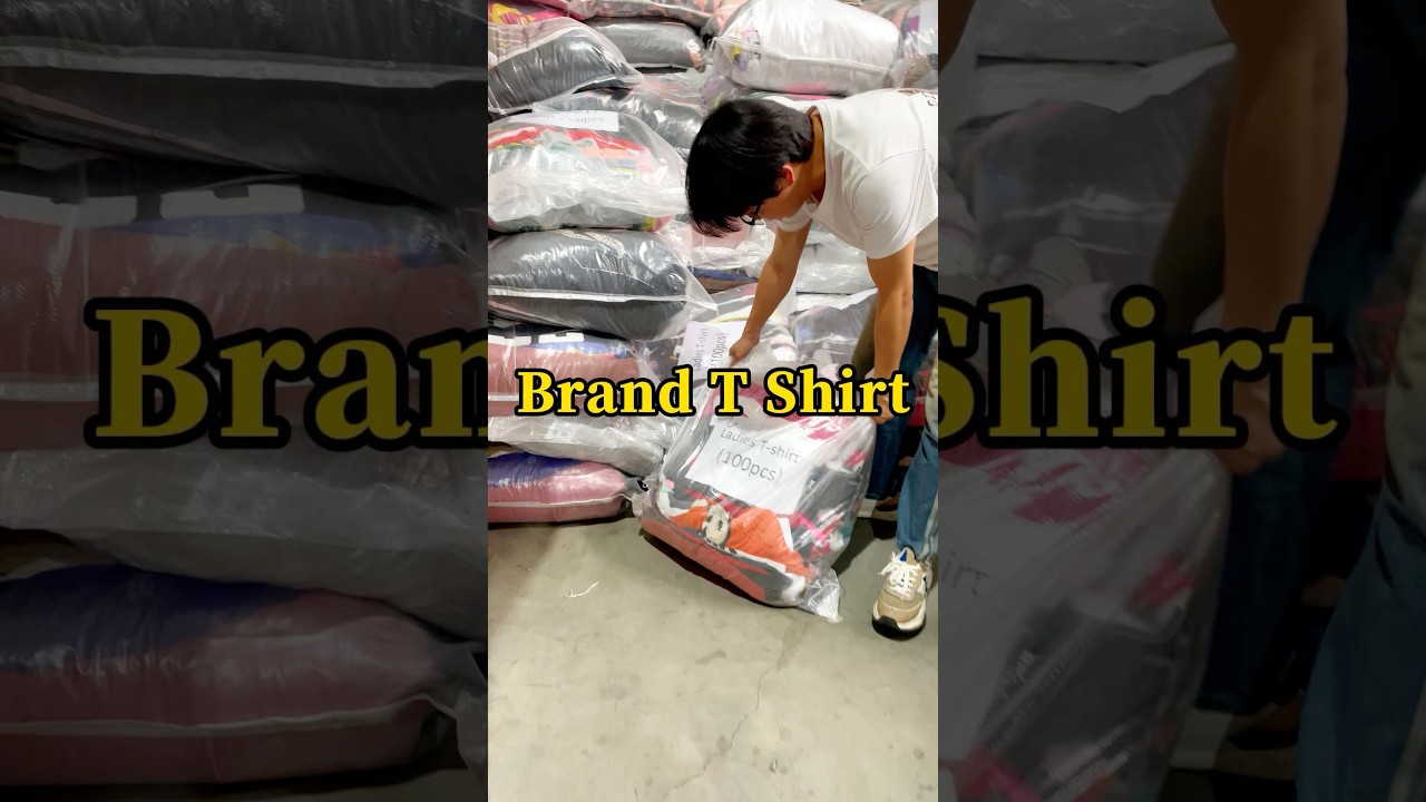 Used brand T-shirt wholesale supplier in Guangzhou China 