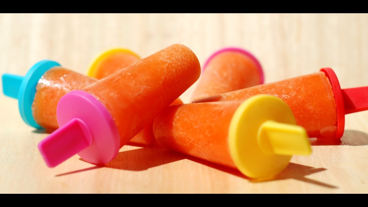 Ice Rasna Rasna orange ice loly /home made ice loly - YouTube