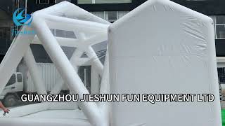 Transparent Inflatable Bubble Tent &amp; White Air Tent | Modular Outdoor Event Shelter