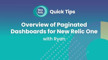 Overview of Paginated Dashboards for New Relic One