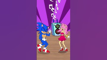 Thumbnail of Sonic Exciting Dance - Dance With Sonic - Shadow Joke #shorts #sonic #funny #dance #amy