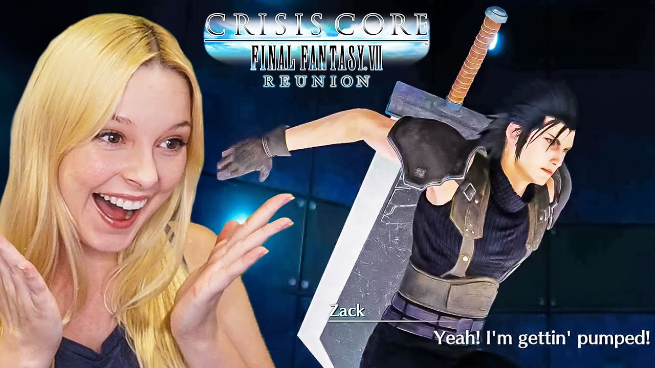 Zack is the Squat KING! | Aerith VA Plays Crisis Core Final Fantasy VII Reunion Pt 9