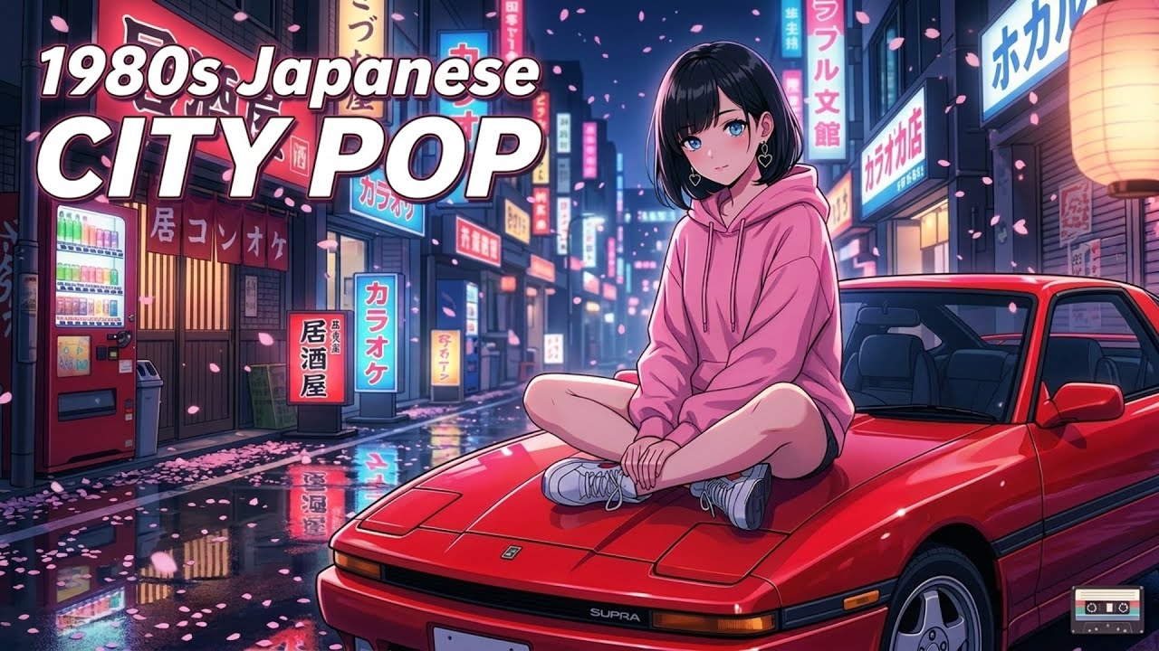 Japanese 80s City Pop】Midnight Neon Lights, 東京の夜に | Retro