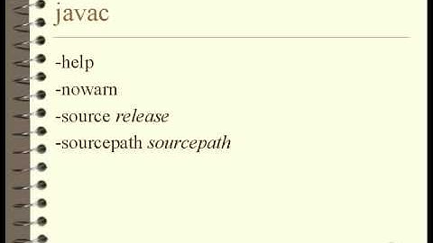 94.Java Intro -Chapter14.Wrap Up-Lesson1.Command Line Options for Javac