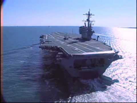 CVN77 ON SEA TRIALS