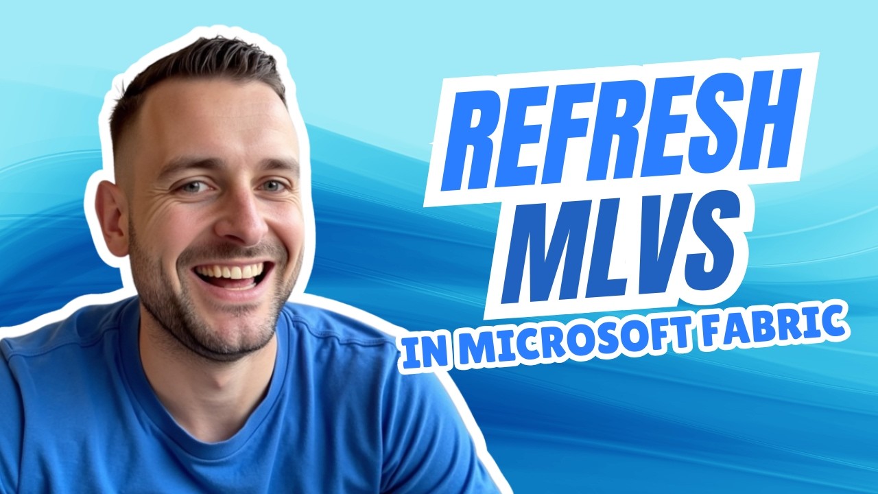 How to refresh materialized lake views in Microsoft Fabric (5 min ...