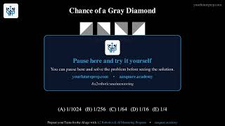 2023 AMC 8 – Problem 23: A Gray Diamond by Chance | Your Future Prep