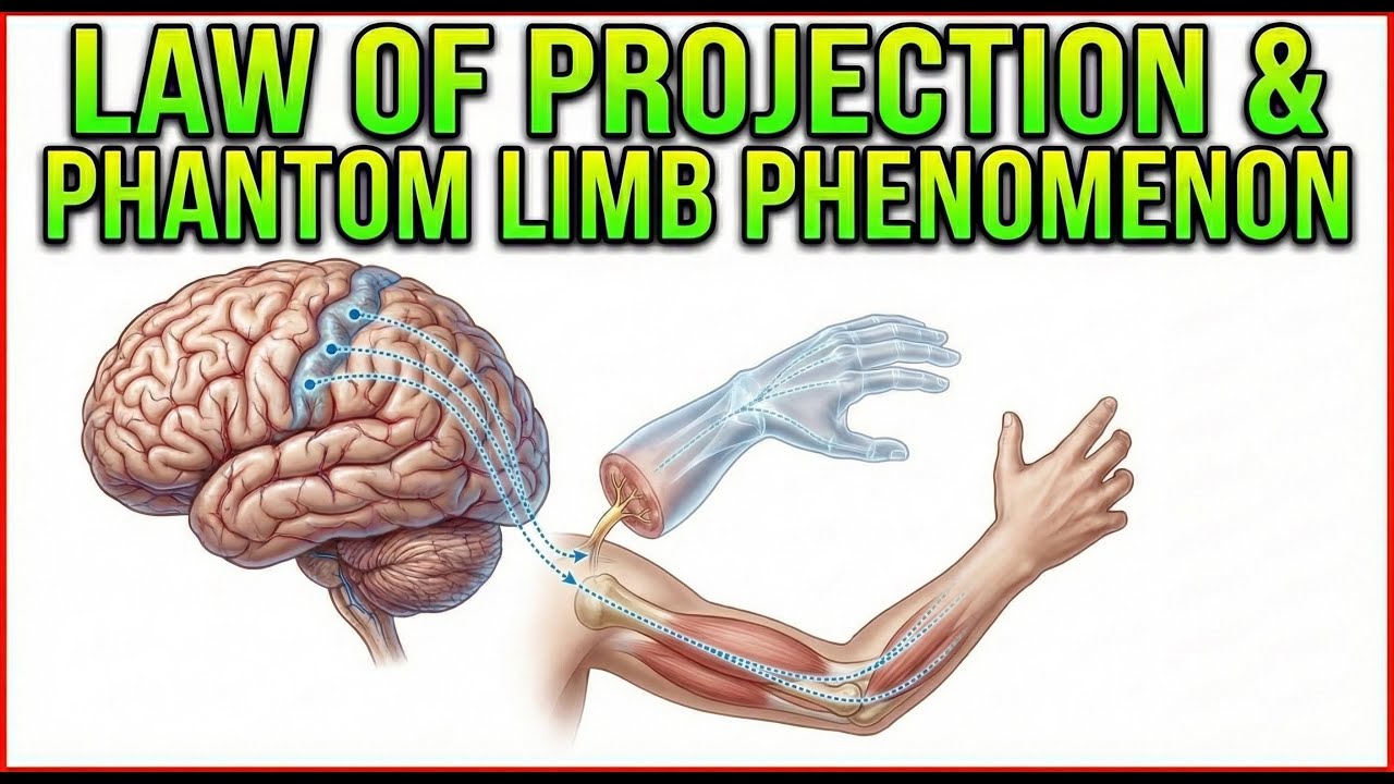 8. Закон проекции и феномен фантомных конечностей 🧠⚡ | Сенсорное восприятие и клинические корреляции