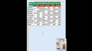 Blank cell mein koi bhi symbol  lagaen, blank cell fill short cut, Ctrl +G #ytshorts #exceltricks