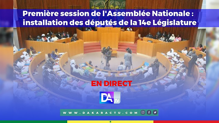 (🔴LIVE ) Première session de l'Assemblée nationale : installation des députés de la 14e Législature