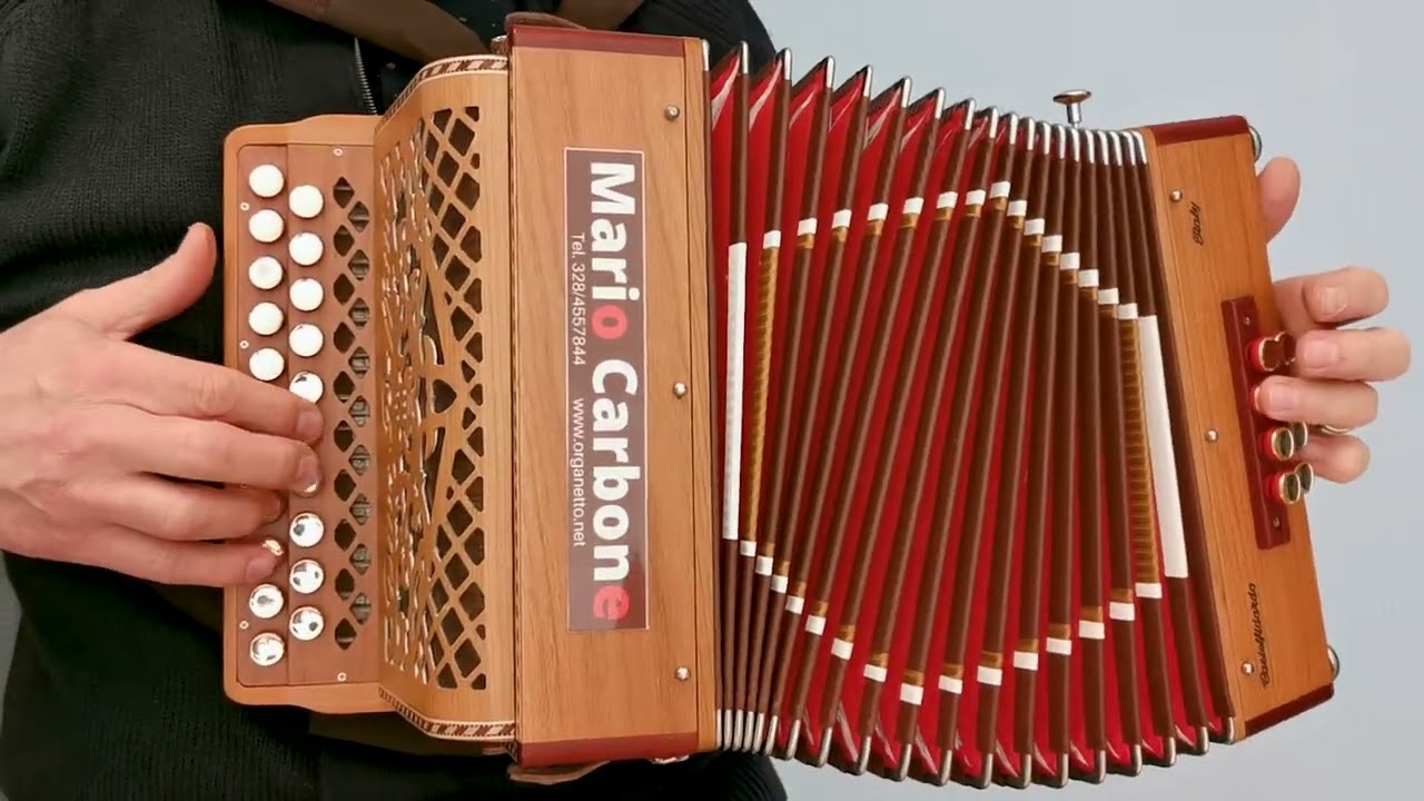 8 Bassi - UNO SCOTTISH A GERACI - Brano - Accordion diatonic organetto - - POLIZZI - ZORZO -