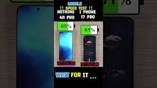 ⚡🤡Mobile !! speed test !! Nothing phone 4a pro vs iPhone 17 Pro 🚀😱