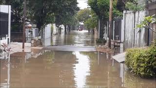 Banjir Besar Jakarta Februari 2021 (Situasi di Komplek PLN Duren Tiga Jaksel Sabtu 20 Februari 2021)