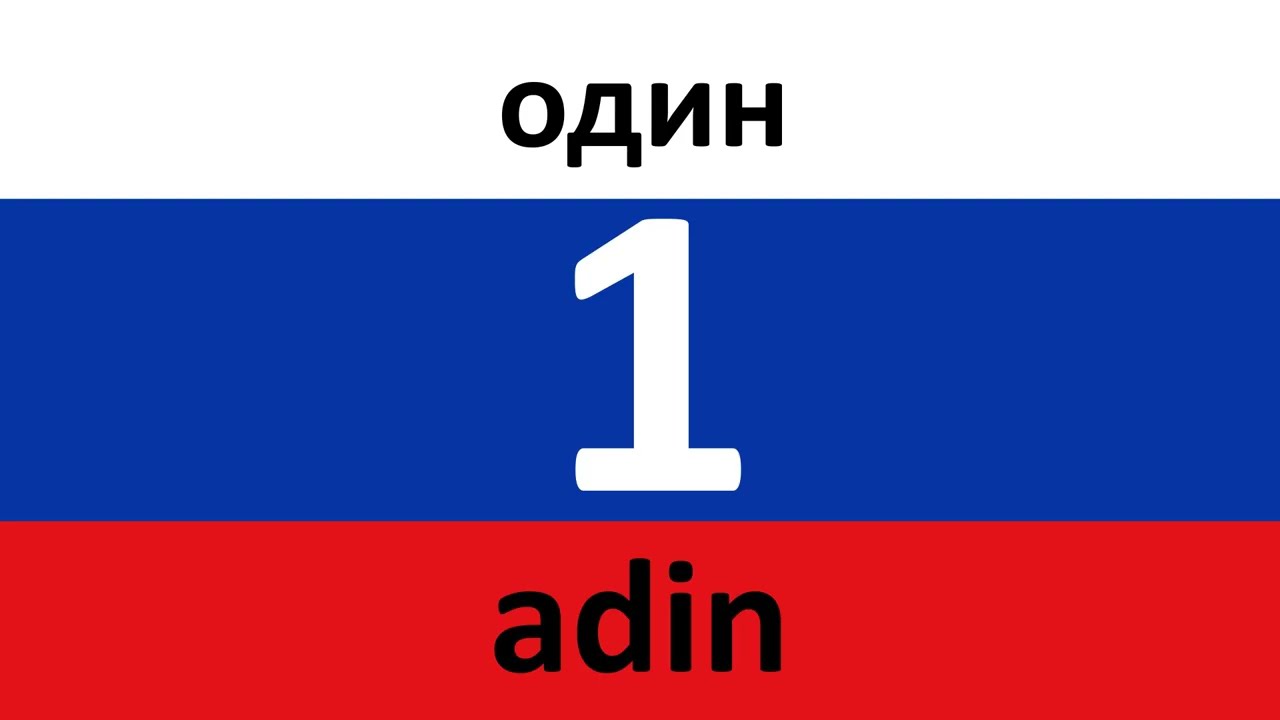 🇷🇺 LEARN RUSSIAN NUMBERS 1 to 10! 🇷🇺